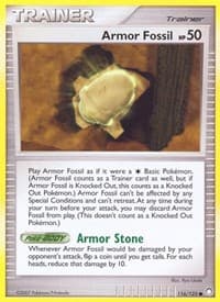 Armor Fossil - Mysterious Treasures - Pokemon card