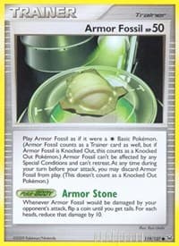 Armor Fossil - Platinum - Pokemon card