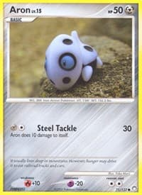 Aron - Mysterious Treasures - Pokemon card