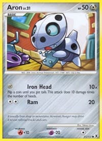 Aron - Rising Rivals - Pokemon card
