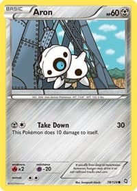 Aron - Dragons Exalted - Pokemon card