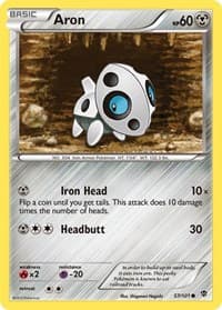 Aron - Plasma Blast - Pokemon card