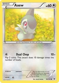 Axew - Noble Victories - Pokemon card