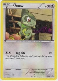Axew - BW26 - Black and White Promos - Pokemon card