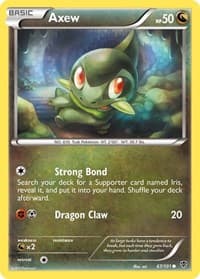 Axew - Plasma Blast - Pokemon card