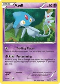 Azelf - Plasma Blast - Pokemon card