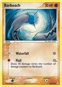 Barboach - EX Holon Phantoms - Pokemon card