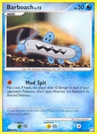Barboach - Mysterious Treasures - Pokemon card