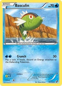 Basculin - Black and White - Pokemon card