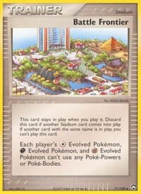 Battle Frontier - EX Power Keepers - Pokemon card