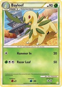 Bayleef - HeartGold SoulSilver - Pokemon card