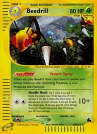 Beedrill (H4) - Skyridge - Pokemon card