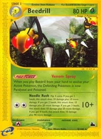 Beedrill (5) - Skyridge - Pokemon card