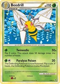 Beedrill - Unleashed - Pokemon card
