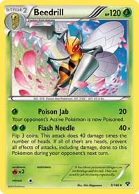 Beedrill - XY Base Set - Pokemon card