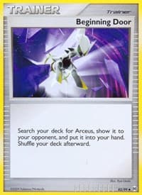 Beginning Door - Arceus - Pokemon card