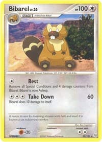 Bibarel - Diamond and Pearl - Pokemon card