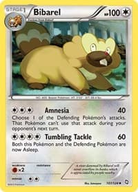 Bibarel - Dragons Exalted - Pokemon card