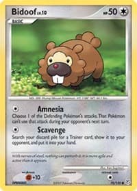 Bidoof - Diamond and Pearl - Pokemon card