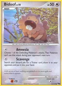 Bidoof - POP Series 6 - Pokemon card