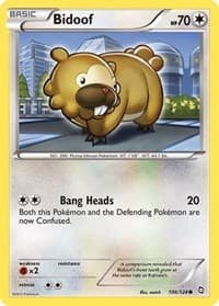 Bidoof - Dragons Exalted - Pokemon card