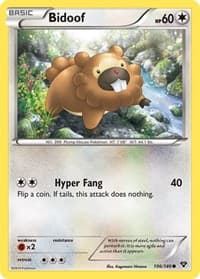 Bidoof - XY Base Set - Pokemon card