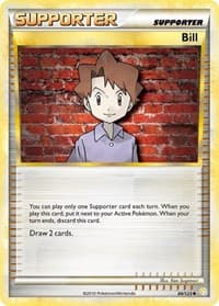 Bill - HeartGold SoulSilver - Pokemon card