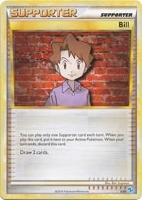 Bill (#5) - HGSS Trainer Kit: Gyarados & Raichu - Pokemon card