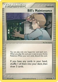 Bill's Maintenance - EX FireRed & LeafGreen - Pokemon card