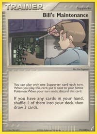 Bill's Maintenance - EX Crystal Guardians - Pokemon card