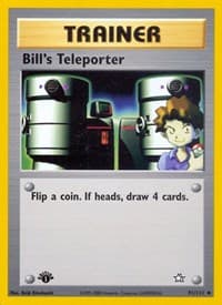 Bill's Teleporter - Neo Genesis - Pokemon card