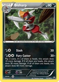 Bisharp (72) - Dark Explorers - Pokemon card