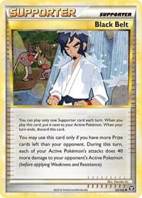 Black Belt - Triumphant - Pokemon card