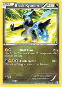 Black Kyurem - Boundaries Crossed - Pokemon card