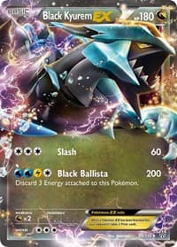 Black Kyurem EX - Plasma Storm - Pokemon card
