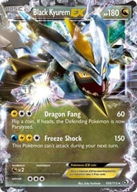 Black Kyurem EX - Legendary Treasures - Pokemon card