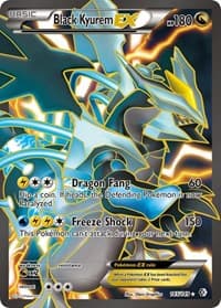 Black Kyurem EX (145 Full Art) - Boundaries Crossed - Pokemon card