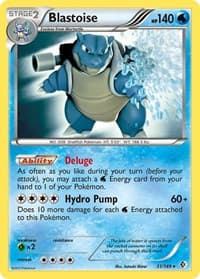 Blastoise - Boundaries Crossed - Pokemon card