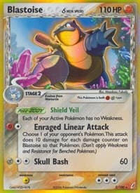 Blastoise (Delta Species) - EX Crystal Guardians - Pokemon card