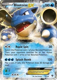Blastoise EX - XY Base Set - Pokemon card