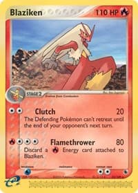 Blaziken - EX Ruby and Sapphire - Pokemon card