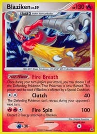 Blaziken - Platinum - Pokemon card