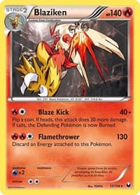 Blaziken - Dark Explorers - Pokemon card