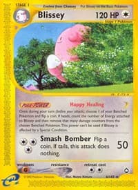 Blissey - Aquapolis - Pokemon card