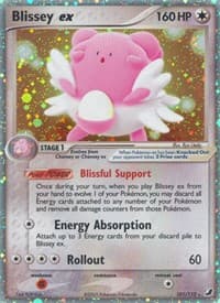 Blissey ex - EX Unseen Forces - Pokemon card