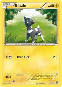 Blitzle (40) - Black and White - Pokemon card