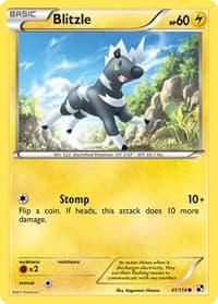 Blitzle (41) - Black and White - Pokemon card
