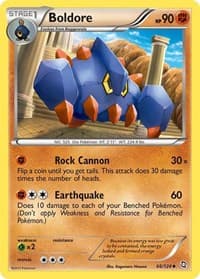 Boldore - Dragons Exalted - Pokemon card