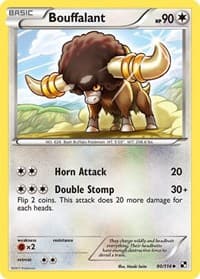 Bouffalant (90) - Black and White - Pokemon card
