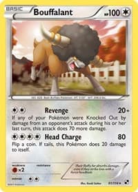 Bouffalant (91) - Black and White - Pokemon card